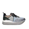 Tenis Glitter Plataforma 74-232Ex03 Pewter