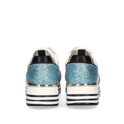 Tenis Glitter Plataforma 74-31Ex20 Multicolorido