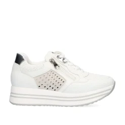 Tenis Plataforma Branco 131-31Ex24
