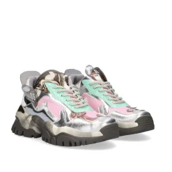 Tenis Plataforma 22E10-3 Prata