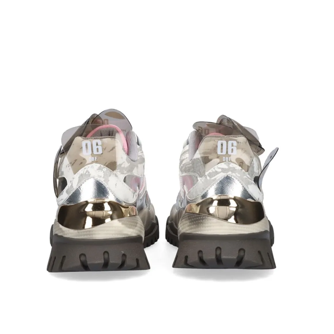 Tenis Plataforma 22E10-3 Prata