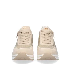 Tenis Plataforma 392-31Ex40 Bege
