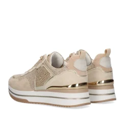 Tenis Plataforma 385-31Ex37 Bege