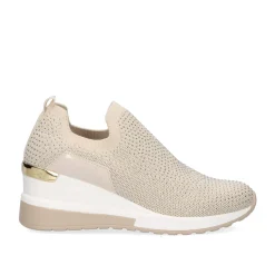 Tenis Plataforma 34-31Ex15 Glitter Dourado