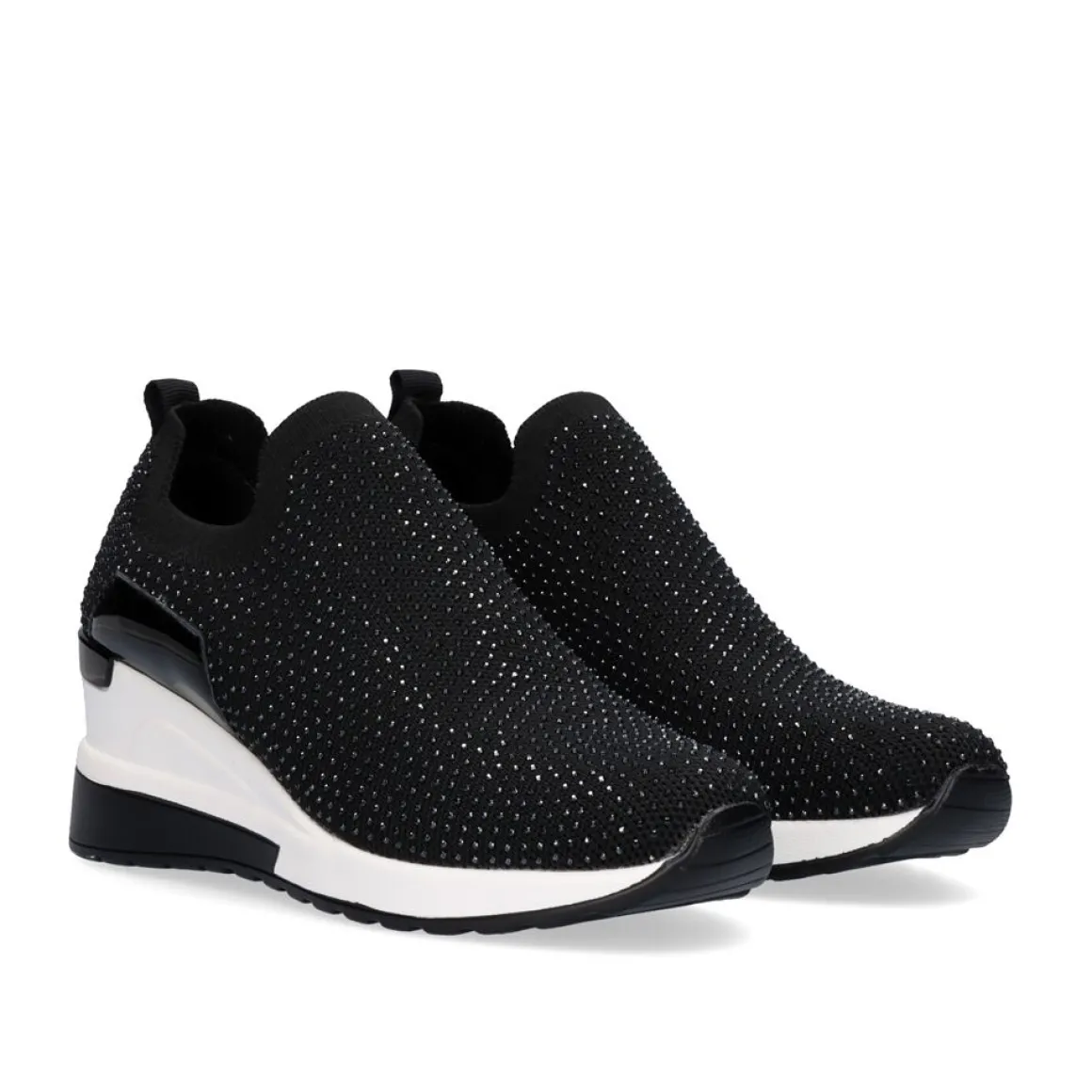 Tenis Plataforma 34-31Ex15 Glitter Preto