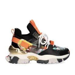 Tenis Plataforma T33-5 Laranja