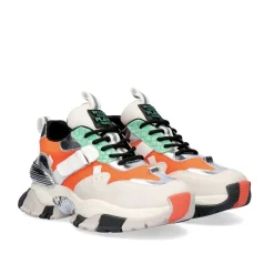 Tenis Plataforma T33-1 Laranja