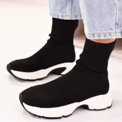 Tenis Sock Exe 70835 Preto